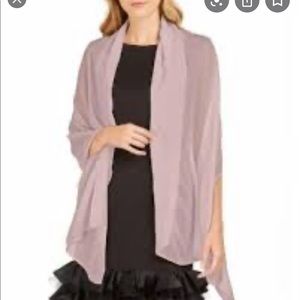 Adrianna Papell pashmina in Blush